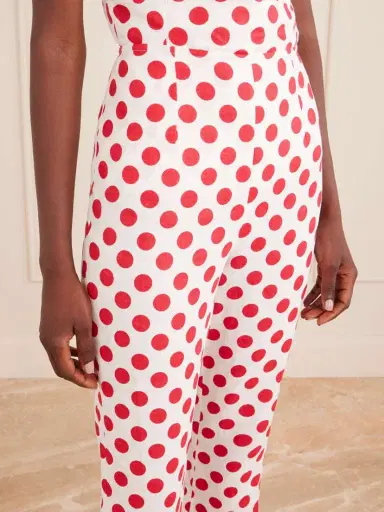 Faithfull Valeria Capri Polka-dot Linen Pants | Thumbnail 5 Faithfull Valeria Capri Polka-dot Linen Pants | Thumbnail 5