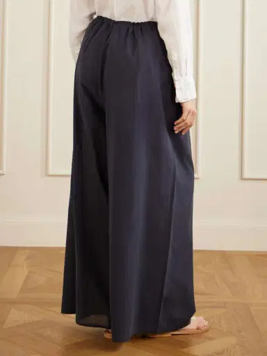 Les Vacances D’Irina The Pantaloons Cotton-poplin Wide-leg Pants | Thumbnail 4
