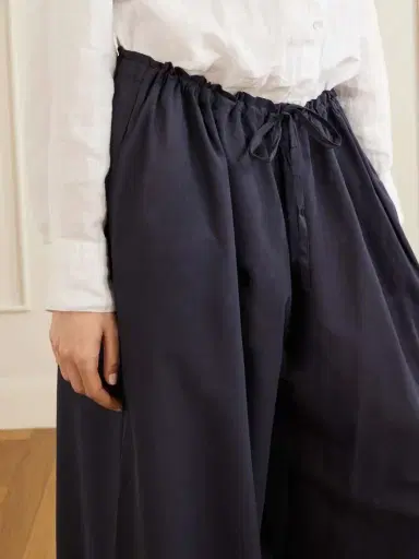 Les Vacances D’Irina The Pantaloons Cotton-poplin Wide-leg Pants | Thumbnail 5