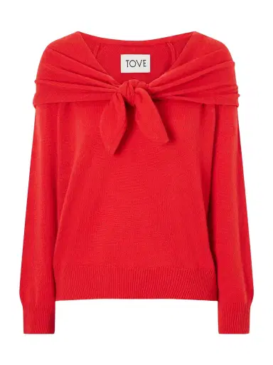 Tove Malia Knot-detailed Cashmere Sweater | Thumbnail 1 Tove Malia Knot-detailed Cashmere Sweater | Thumbnail 1