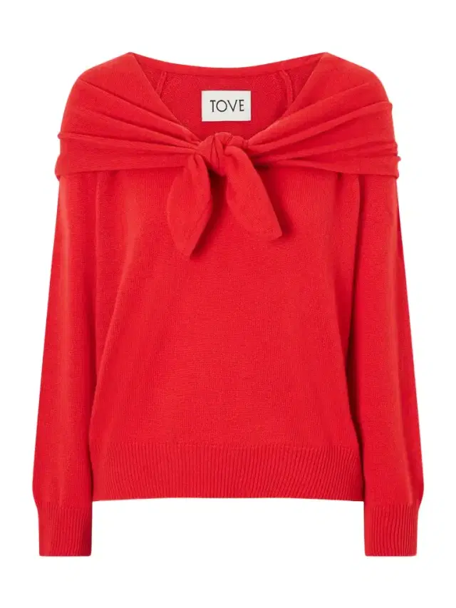 Malia Knot-detailed Cashmere Sweater
