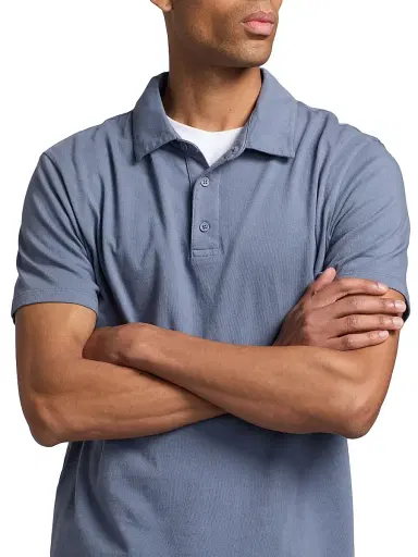 Vince Men's Garment-Dyed Polo Shirt | Thumbnail 6 Vince Men's Garment-Dyed Polo Shirt | Thumbnail 6