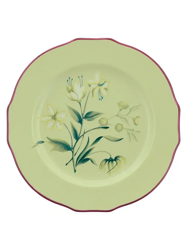 Ginori 1735 Florenza Porcelain Dessert Plate - Greenclear