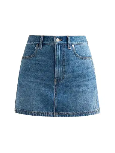 Veronica Beard Women's Zora Denim Miniskirt | Thumbnail 1