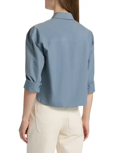 Veronica Beard Women's Aderes Cotton Embroidered Shirt | Thumbnail 5 Veronica Beard Women's Aderes Cotton Embroidered Shirt | Thumbnail 5