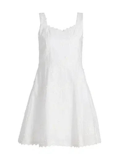 Generation Love Women's Ivy 3D Voile Minidress - White | Thumbnail 1 Generation Love Women's Ivy 3D Voile Minidress - White | Thumbnail 1