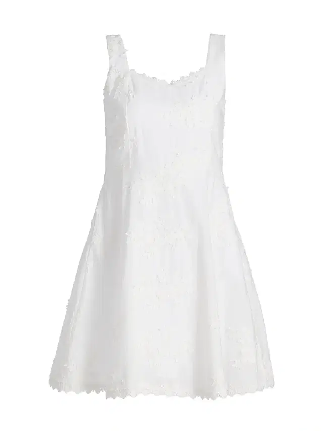 Women's Ivy 3D Voile Minidress - White