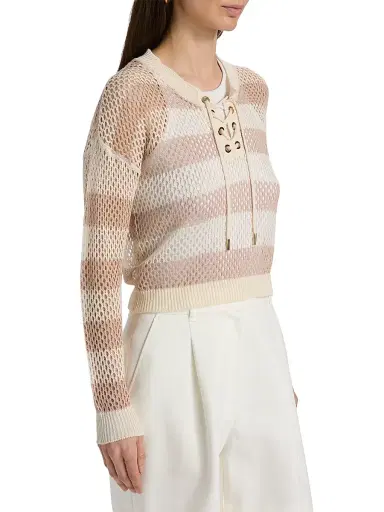 Generation Love Women's Samantha Striped Sweater | Thumbnail 4