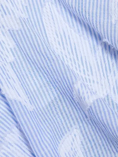 Generation Love Women's Darcey Floral Stripe Minidress - Light Blue White | Thumbnail 7