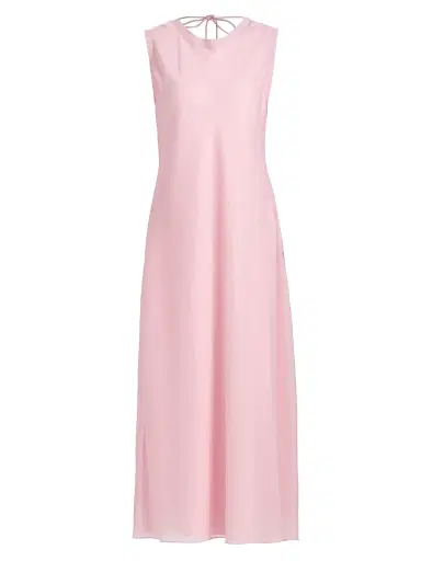 Milly Women's Linda Sleeveless Midi-Dress - Pink - Size 12 | Thumbnail 1 Milly Women's Linda Sleeveless Midi-Dress - Pink - Size 12 | Thumbnail 1