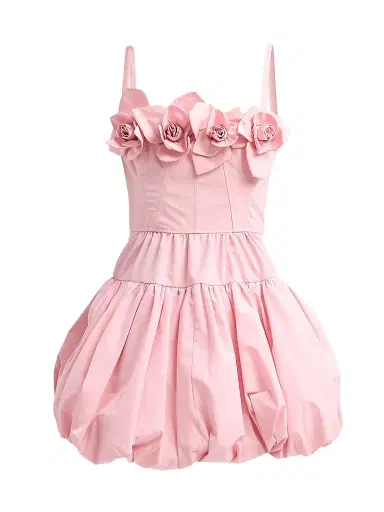 Aknvas Women's Alita Poplin Mini Dress - Pink - Size 8 | Thumbnail 1 Aknvas Women's Alita Poplin Mini Dress - Pink - Size 8 | Thumbnail 1