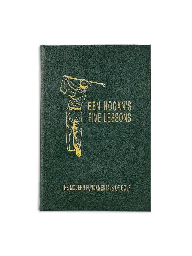 Graphic Image ''Ben Hogan's Five Lessons: The Modern Fundamentals of Golf'' Leather-Bound Hardcover Book