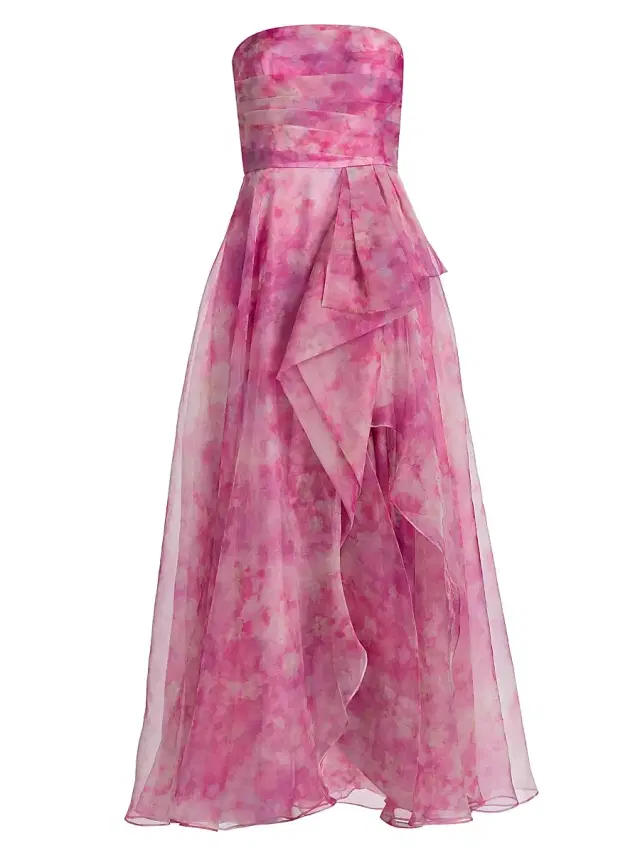 Women's Fahreta Strapless Gown - Blushberry Wildflowers