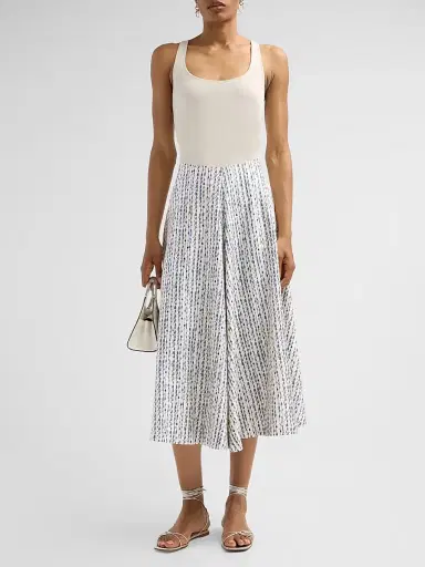 Altuzarra Women's Varda Cotton Midi Skirt - Vapor Bluebell - Size 12 | Thumbnail 2 Altuzarra Women's Varda Cotton Midi Skirt - Vapor Bluebell - Size 12 | Thumbnail 2