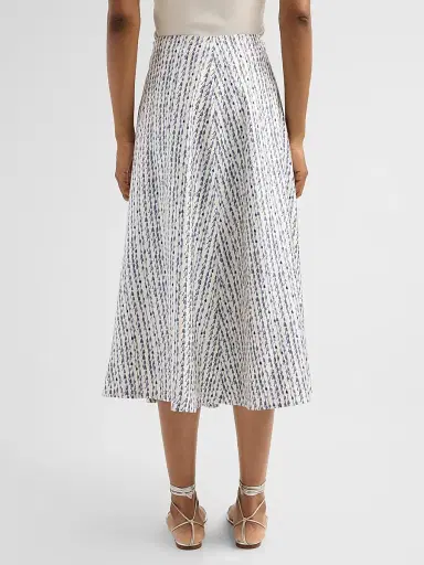 Altuzarra Women's Varda Cotton Midi Skirt - Vapor Bluebell - Size 12 | Thumbnail 3 Altuzarra Women's Varda Cotton Midi Skirt - Vapor Bluebell - Size 12 | Thumbnail 3