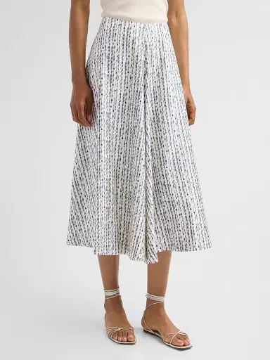 Altuzarra Women's Varda Cotton Midi Skirt - Vapor Bluebell - Size 12 | Thumbnail 4 Altuzarra Women's Varda Cotton Midi Skirt - Vapor Bluebell - Size 12 | Thumbnail 4