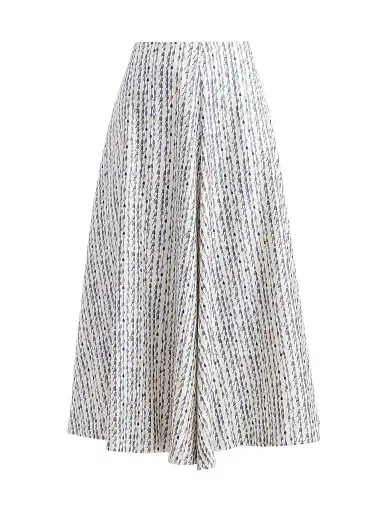 Altuzarra Women's Varda Cotton Midi Skirt - Vapor Bluebell - Size 12 | Thumbnail 1 Altuzarra Women's Varda Cotton Midi Skirt - Vapor Bluebell - Size 12 | Thumbnail 1