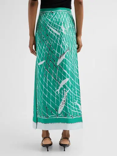 Altuzarra Women's Linnie Silk A-Line Midi Skirt | Thumbnail 3 Altuzarra Women's Linnie Silk A-Line Midi Skirt | Thumbnail 3