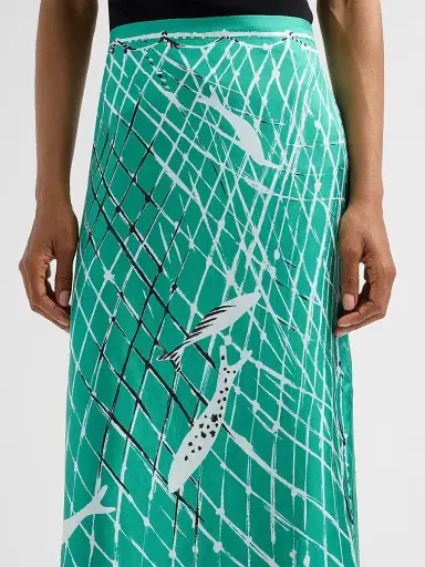 Altuzarra Women's Linnie Silk A-Line Midi Skirt | Thumbnail 5 Altuzarra Women's Linnie Silk A-Line Midi Skirt | Thumbnail 5