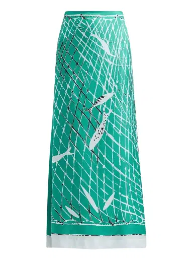 Altuzarra Women's Linnie Silk A-Line Midi Skirt | Thumbnail 1 Altuzarra Women's Linnie Silk A-Line Midi Skirt | Thumbnail 1