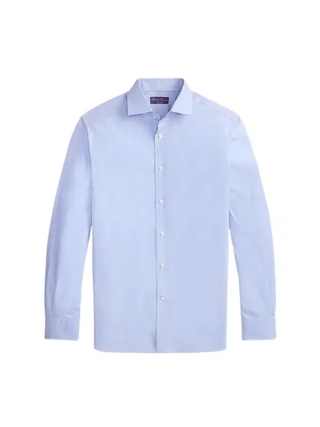 Men's End-on-End Cotton Shirt - Medium Blue