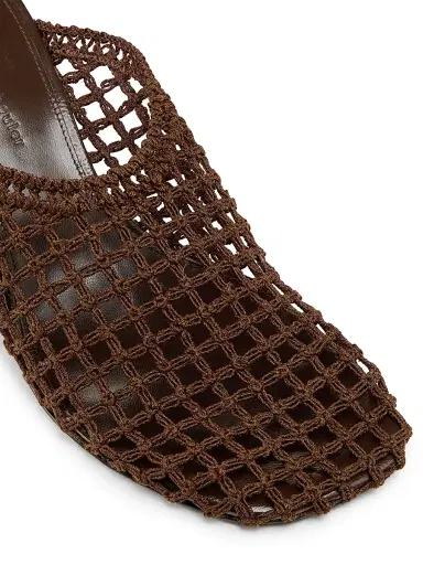 Proenza Schouler Women's Slant 70MM Crochet Wedge-Heel Mules | Thumbnail 6 Proenza Schouler Women's Slant 70MM Crochet Wedge-Heel Mules | Thumbnail 6