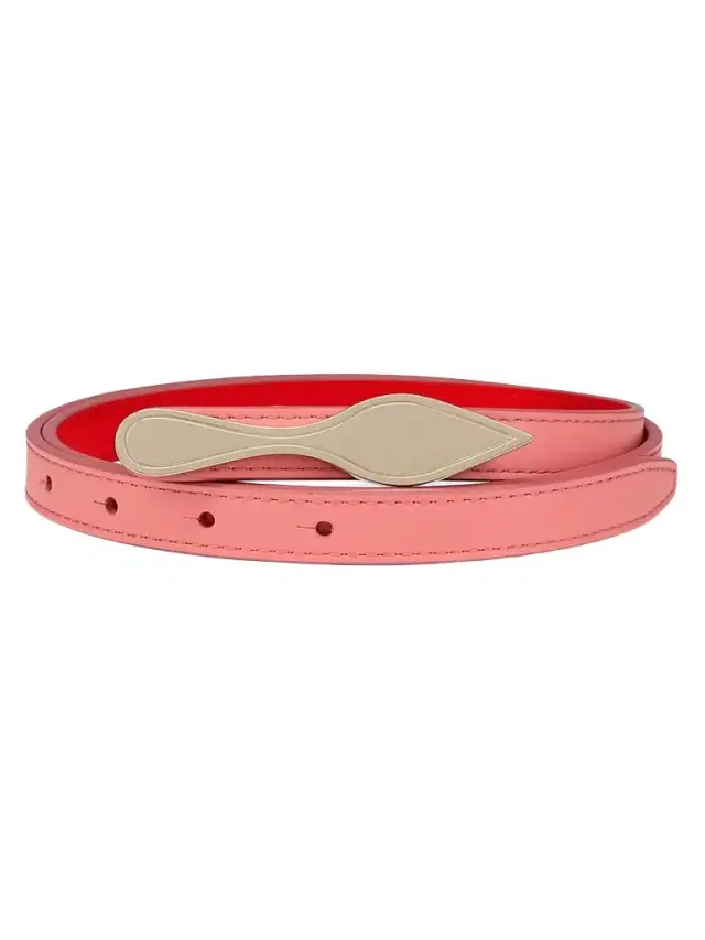 Christian Louboutin Women's Bettina Belt - Grapefruit