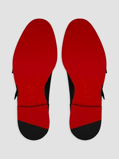 Christian Louboutin Men's Moustachou Monk Strap Leather Dress Shoes - Black - Size 12 | Thumbnail 5 Christian Louboutin Men's Moustachou Monk Strap Leather Dress Shoes - Black - Size 12 | Thumbnail 5