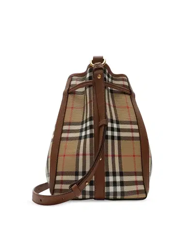 Burberry Women's Mini Check Bucket Bag - Archive Beige | Thumbnail 2 Burberry Women's Mini Check Bucket Bag - Archive Beige | Thumbnail 2