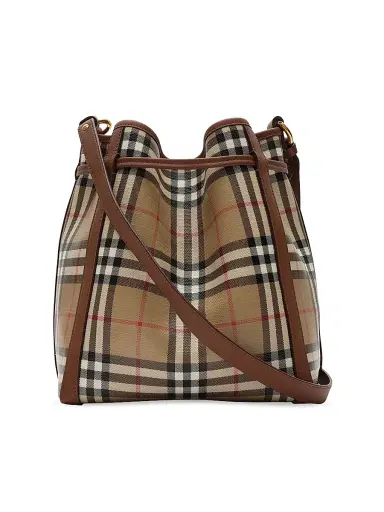 Burberry Women's Mini Check Bucket Bag - Archive Beige | Thumbnail 3 Burberry Women's Mini Check Bucket Bag - Archive Beige | Thumbnail 3