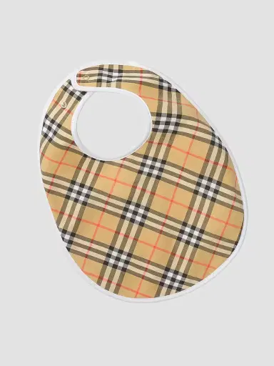 Burberry Unisex Baby's 3-Pack Bib Set | Thumbnail 3
