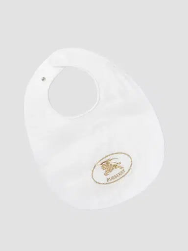 Burberry Unisex Baby's 3-Pack Bib Set | Thumbnail 4