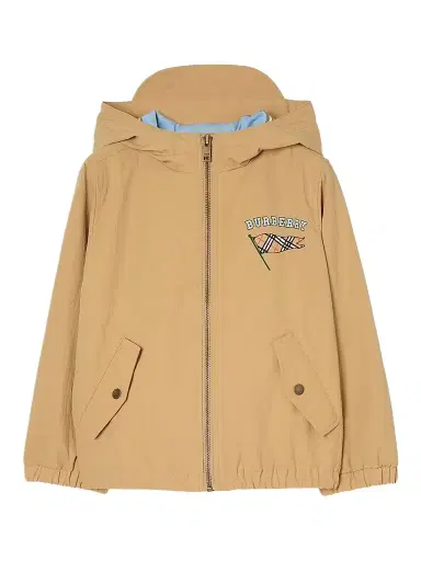 Burberry Little Boy's & Boy's Hooded Nylon Jacket - Sand - Size 8 | Thumbnail 1 Burberry Little Boy's & Boy's Hooded Nylon Jacket - Sand - Size 8 | Thumbnail 1