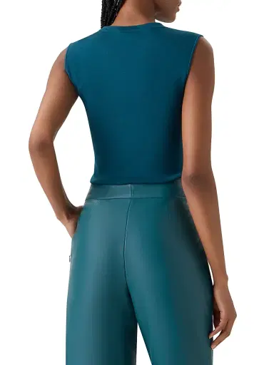 Akris Women's Stretch-Silk Knit Top - Ottanio - Size 14 | Thumbnail 5 Akris Women's Stretch-Silk Knit Top - Ottanio - Size 14 | Thumbnail 5
