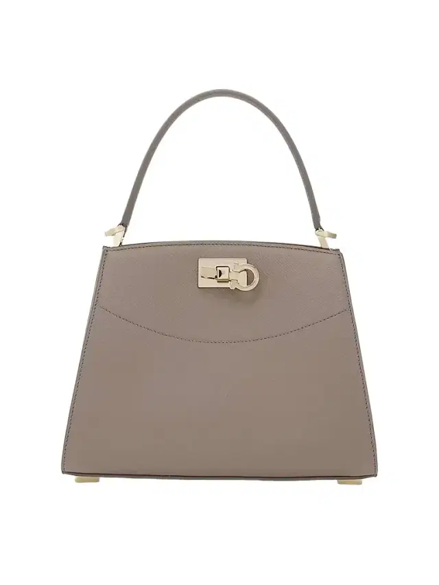 Women's Studio Box Extra-Small Leather Top Handle Bag - Mascarpone
