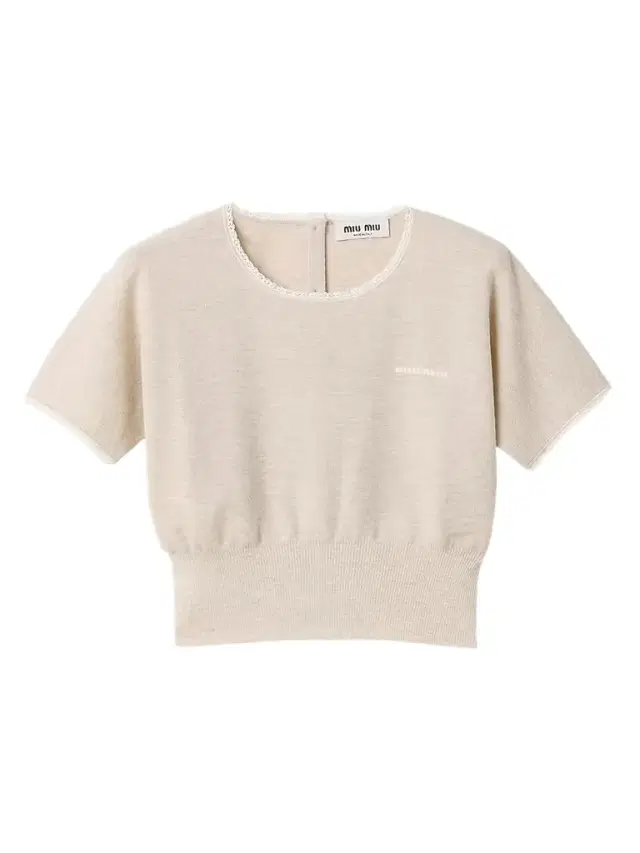 Miu Miu Women's Cashmere Sweater - Beige Khaki