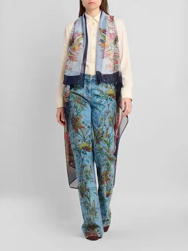 Etro Women's Foulard Sheer Vest | Thumbnail 2 Etro Women's Foulard Sheer Vest | Thumbnail 2
