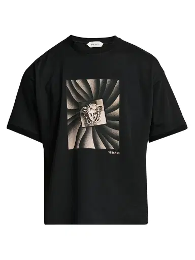 Versace Men's Medusa Cotton T-Shirt - Black - Size XS | Thumbnail 1