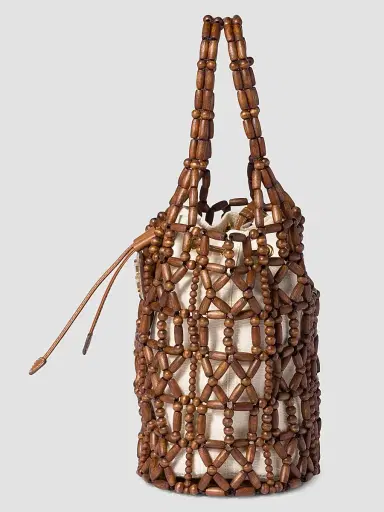 Miu Miu Women's Mesh Bucket Bag | Thumbnail 5