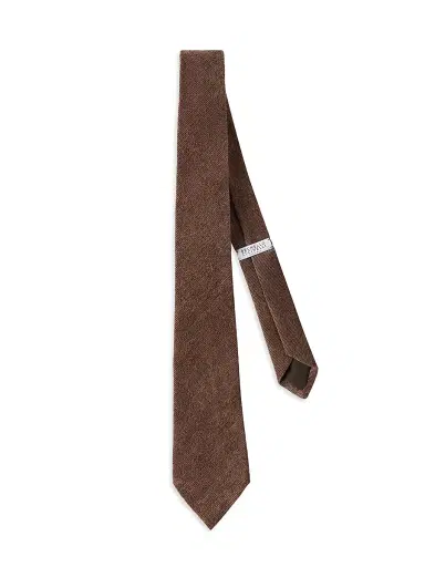 Brunello Cucinelli Women's Fluid Corduroy Tie | Thumbnail 1 Brunello Cucinelli Women's Fluid Corduroy Tie | Thumbnail 1