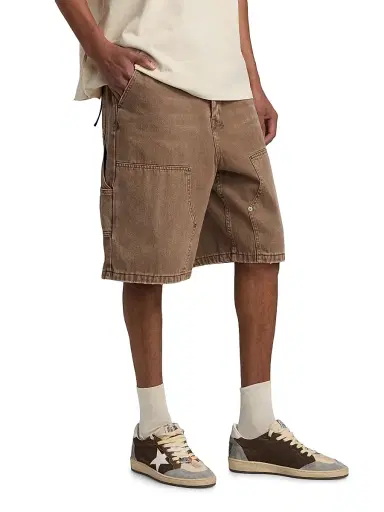 Ksubi Men's Maxx Operator Wide-Leg Carpenter Jean Shorts - Brown - Size 36 | Thumbnail 4 Ksubi Men's Maxx Operator Wide-Leg Carpenter Jean Shorts - Brown - Size 36 | Thumbnail 4