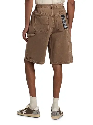 Ksubi Men's Maxx Operator Wide-Leg Carpenter Jean Shorts - Brown - Size 36 | Thumbnail 5 Ksubi Men's Maxx Operator Wide-Leg Carpenter Jean Shorts - Brown - Size 36 | Thumbnail 5