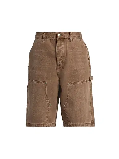 Ksubi Men's Maxx Operator Wide-Leg Carpenter Jean Shorts - Brown - Size 36 | Thumbnail 1 Ksubi Men's Maxx Operator Wide-Leg Carpenter Jean Shorts - Brown - Size 36 | Thumbnail 1