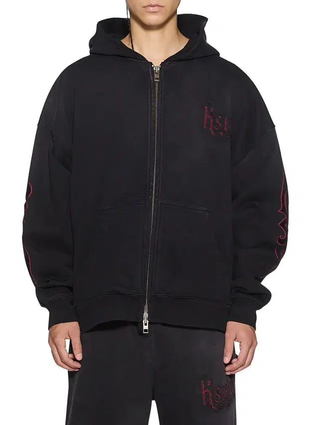 Men's Paise Ekcess Cotton Hoodie - Black Fade