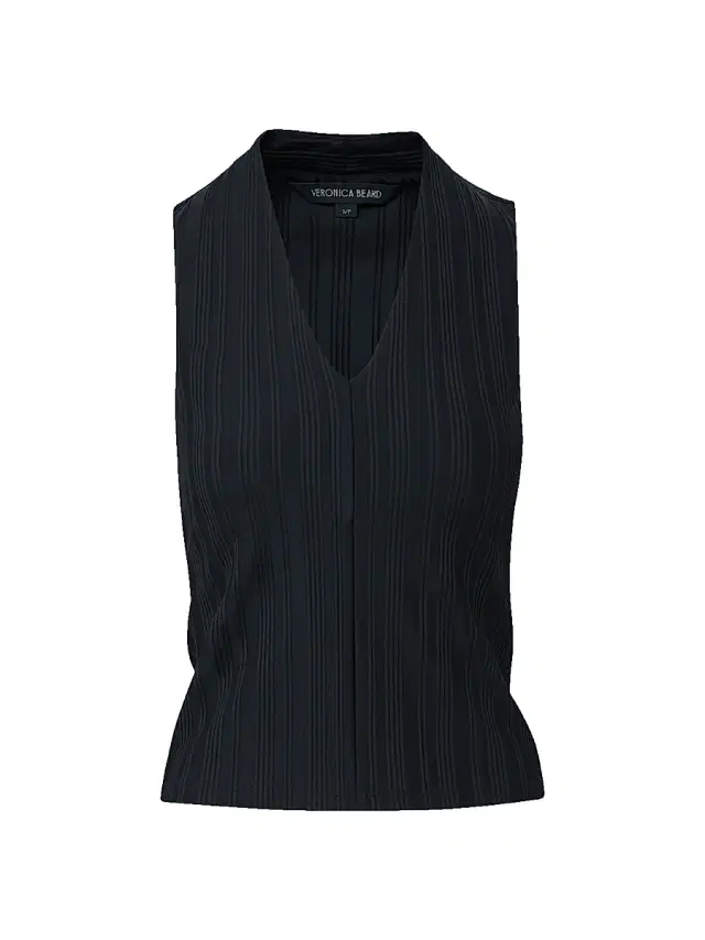 Women's Evania Ribbed Tank - Navy