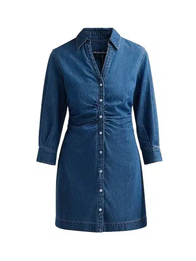 Veronica Beard Women's Maura Denim Minidress - Starry Night - Size 12 | Thumbnail 1 Veronica Beard Women's Maura Denim Minidress - Starry Night - Size 12 | Thumbnail 1