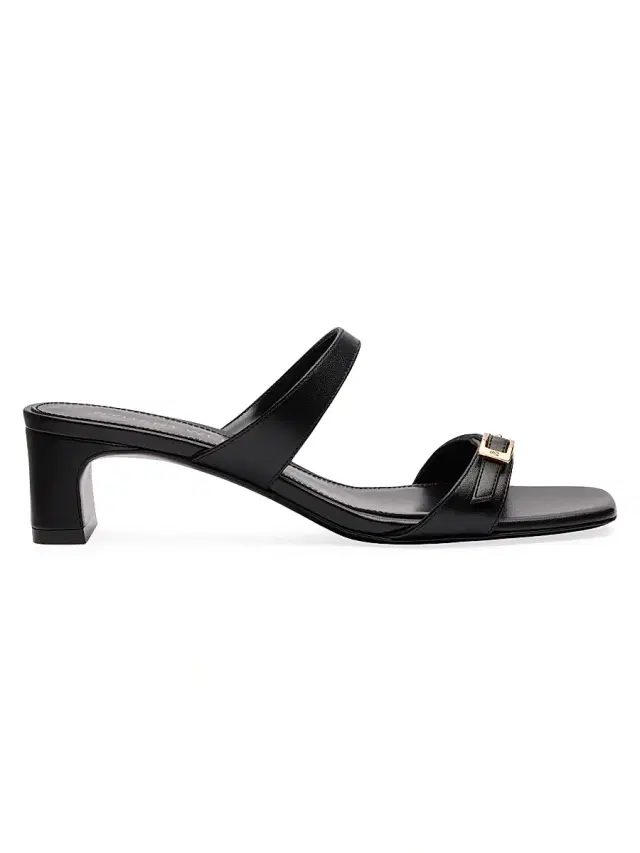 Stuart Weitzman Women's Baby Babette Slide Leather Sandals - Black