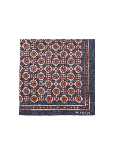 Kiton Men's Silk Pocket Square | Thumbnail 1