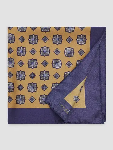 Kiton Men's Silk Pocket Square | Thumbnail 2