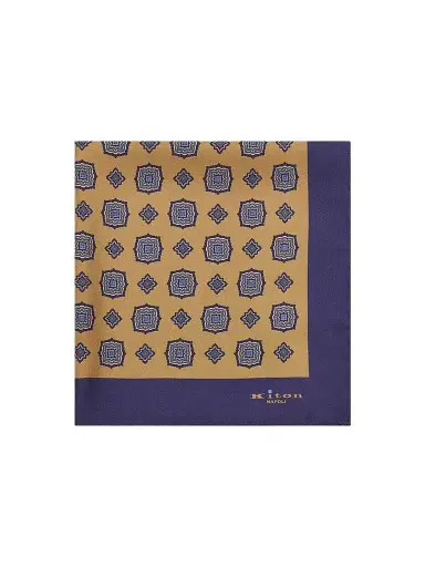 Kiton Men's Silk Pocket Square | Thumbnail 1